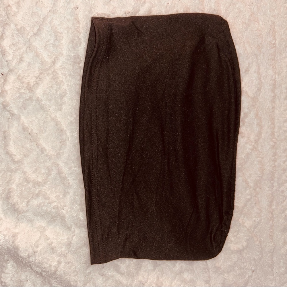 SHEIN Dark Brown Pencil Skirt